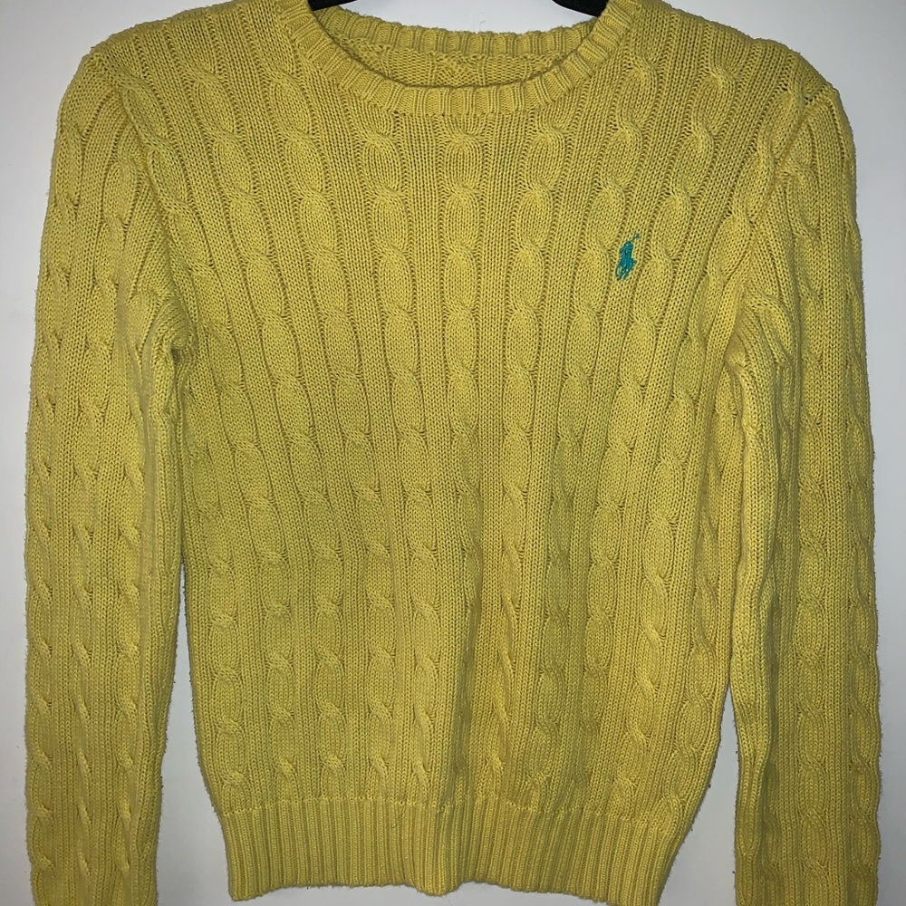 Yellow Polo Long Sleeved Shirt